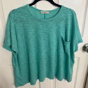 Zenana Outfitters Aqua Short Sleeve Tee